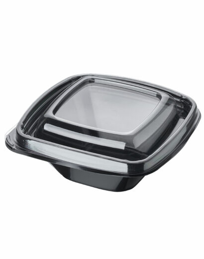 250CC MF131 SİYAH SALATA KAP - KAPAK